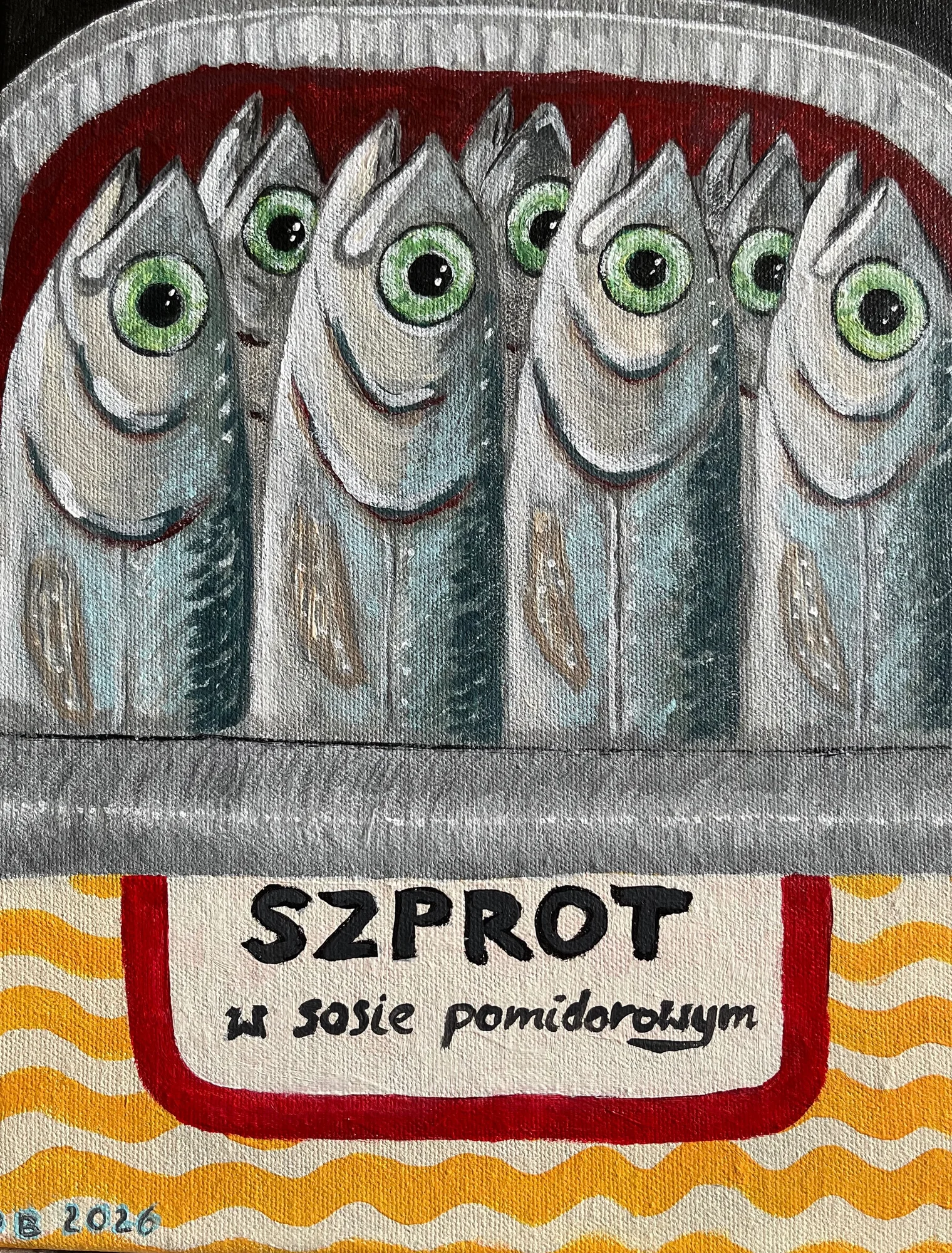 Szprot w sosie pomidorowym